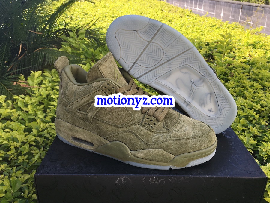 Kaws x Air Jordan 4 Dark Green